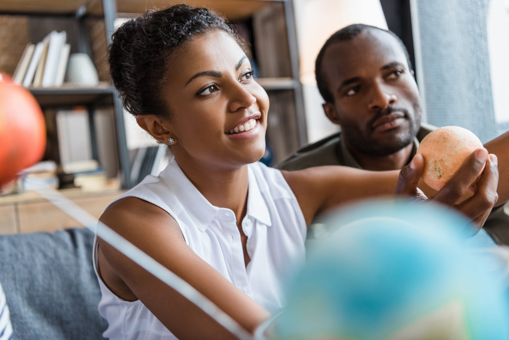 Black colleagues working together